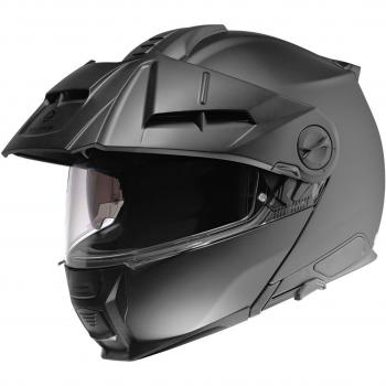 Schuberth E2 Casco Modular Adventure Homologación P/J - Seguridad Confort Personalizable, Color Negro, Talla M