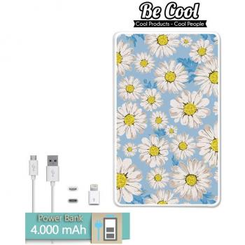 Becool® - Batería Externa Power Bank 4000 mah + Gratis 1 cable USB-MicroUsb