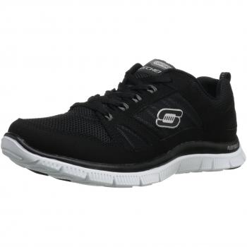 Skechers Flex Appeal Spring Fever Appeal - Zapatillas para mujer, color negro, talla 39
