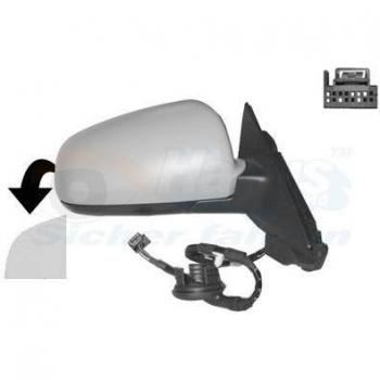 Espejo retrovisor VAN WEZEL 0332820 con características de ajuste manual, diseño aerodinámico, cristal convexo para mayor visibilidad y carcasa resistente a impactos