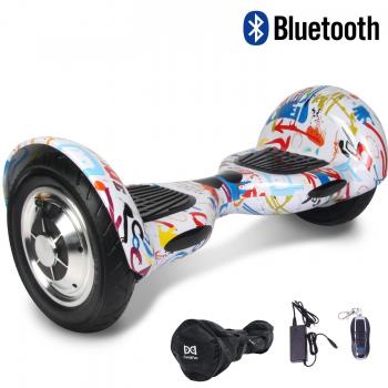 Cool&Fun Patinete Eléctrico Scooter Monopatín Eléctrico Auto-equilibrio Patín Talla10 de SHOP GYROGEEK 350W*2