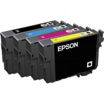 Epson 18 Multipack Tinta Original Negro/Cian/Magenta/Amarillo para Expression Home XP-102/XP-202/XP-205/XP-305/XP-405