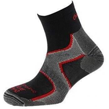 Chiruca Trail Techno Short Socks Black Grey Red P.E