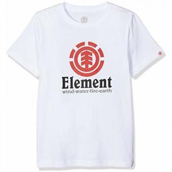Element Vertical SS Camisetas, Niños, Blanco