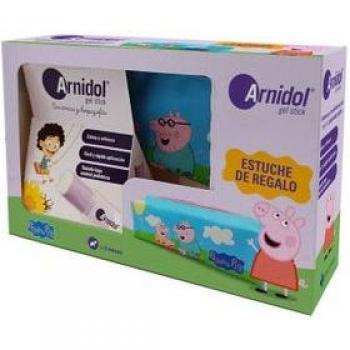 Stick Arnidol 15ml con Estuche Patrulla Canina y Peppa Pig - Gel Refrescante para Golpes