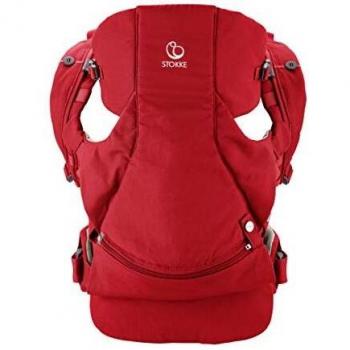 Stokke  mochila portabebes  mycarrier frontal rojo