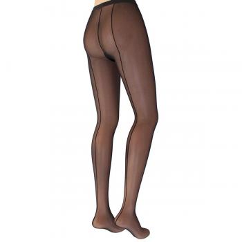 HYD MEDIAS MODELO TULLE EN MICROTULLE ELASTICO CON COSTURA