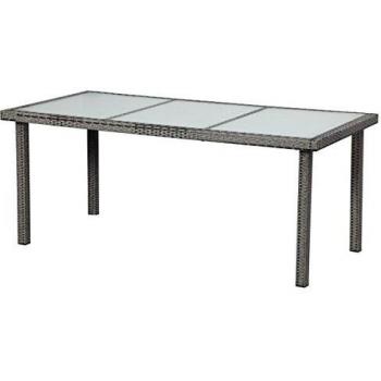 Mesa jardín St Tropez 6 - Florida - 150 x 90 x 74 cm - Gris