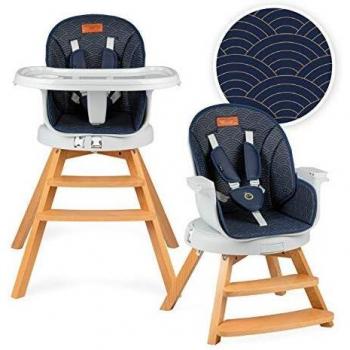 MOMI WOODI Trona 3 en 1 para bebés y niños de 6 a 36 meses