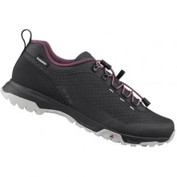 Zapatillas Shimano ET501W para mujer - E-Bike, color negro/lila, talla 37