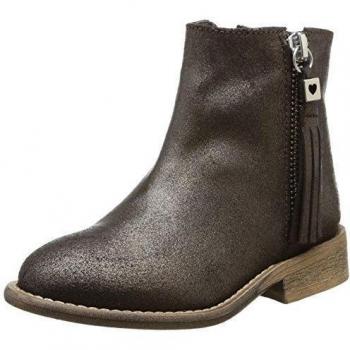 Yep Amelle 1069A - Botas de cuero para niña marrón Marron