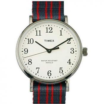 TIMEX FAIRFIELD TW2T98300LG Men's Watch Fabric Blue Red White