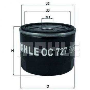 Mahle Siervo filtro oc727 öllfilter
