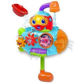 VTech - Capitán Periscopio, Juguete para el baño, Submarino Interactivo con numerosos Elementos para manipular, enseña Contenido Educativo del Mundo Marino, Multitud de Frases y Canciones