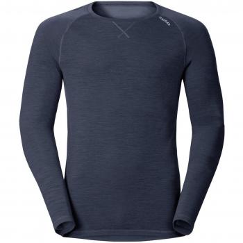 Odlo - Shirt L/S Crew Neck Revolution TW Light, color navy, talla XL