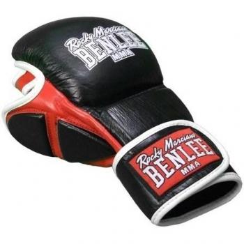 BENLEE Rocky Marciano Boxhandschuhe MMA Sparring Glove Striker Guantes de Boxeo en Miniatura, Unisex Adulto, Negro, S/M
