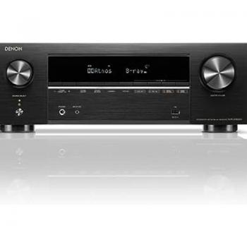 Denon AVR-X1800H 80W 7.2-Channel 8K Network AV Receiver with HEOS, Black