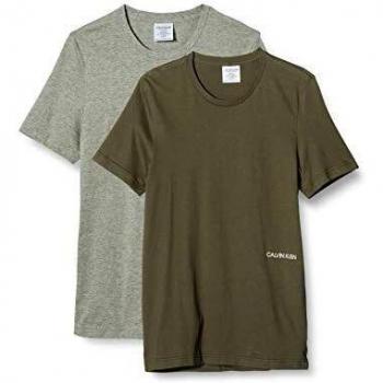 Calvin Klein Crew Neck 2pk Top de Pijama, Gris