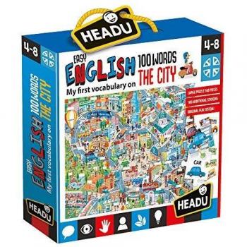 Headu- Juego Infantil Aprender Inglés, Multicolor