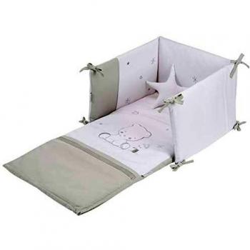 Bimbipirulos 20015220 - Edredon cuna + protector + cojin, unisex