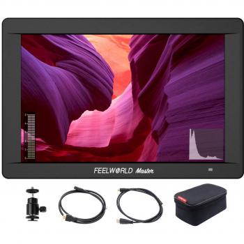 Feelworld Ma7s Monitor Cámara Réflex, Monitor DSLR 7 3G-SDI 4K HDMI Input/Output Loop-out, Monitor de Campo Full HD, Camera Field Monitor Professional DSLR