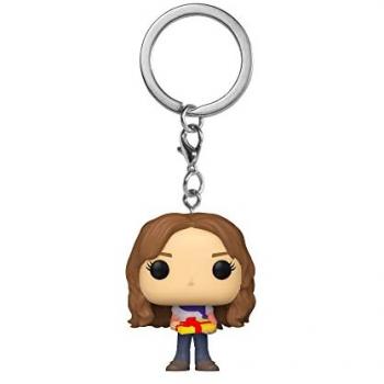 Llavero Pocket Pop! Harry Potter Hermione Granger Edición Especial Navidad - Minifigura Coleccionable de Vinilo