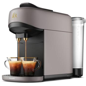 Philips L'OR Barista Absolu Capsule Coffee Machine LM9512/20 - Limestone Grey, 1450 W, Dual Cup, 30 Automatic Recipes