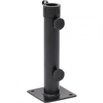 Matt Black Steel Umbrella Base for Ø38/48 mm Pole