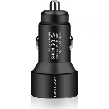 Cargador de coche USB Dual 2 Puertos 4.8A Rápido para iPhone - Compatible con Peugeot 206, 207, 308, 307, 3008, 407 y 508