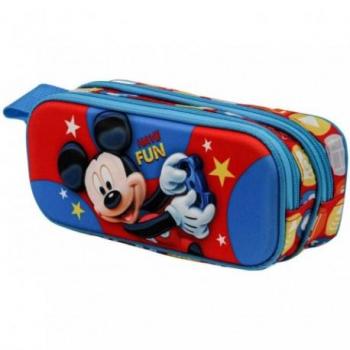 Portatodo 3D Mickey Disney Doble Karactermania - Tamaño Compacto
