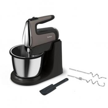 Batidora de Varillas Tefal HT654E38 - Negro/Gris - 600W - Mango Ergonómico