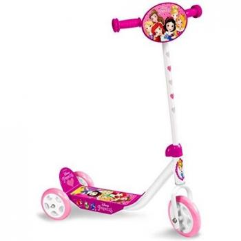 Patinete Infantil Disney Princess Rosa - 3 Ruedas - Altura Ajustable - PVC - +2 Años