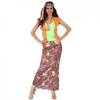 Creaciones Llopis Disfraz de Hippie para Mujer