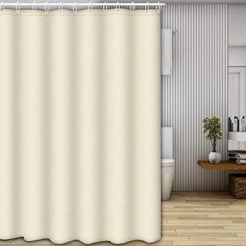 Nasharia Cortinas de Ducha 180 x 200cm Cortina de Baño Anti Moho y Impermeables Antibacteriano con diseño de 12 Anillos de Cortinas de Bañera Originales y Cortinas de la Ducha Lavables