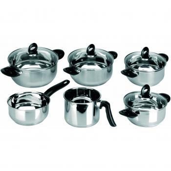 IBILI Batería de Cocina, Metal, Gris, Normal