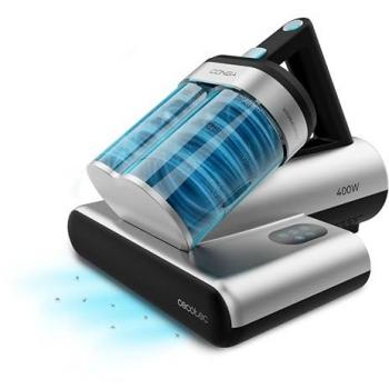 Aspirador de Colchones Cecotec Conga Rockstar 4000 Mattress - 400W, 13 kPa, Luz UV-C, Tecnología Heat Tech, Cepillo Motorizado Power Brush, Cable XXL de 5m, D