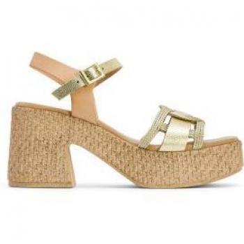 Sandalia Porronet modelo 3061-139 para mujer en color dorado