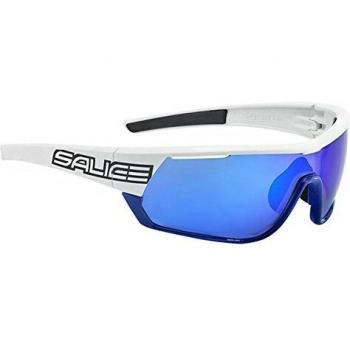Salice 016 RW BIANCO/RW BLU Men's Sunglasses White Size 134