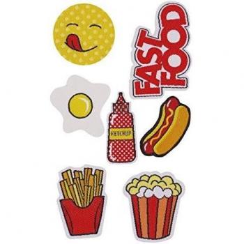 Kit de Pegatinas Puro 7 Pcs Comida Rápida