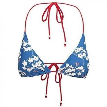 Trespass Seaside - Parte de arriba de bikini para mujer, color azul, talla 2X-Small