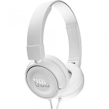 JBL T450 - Auriculares supraaurales para cable, Blanco