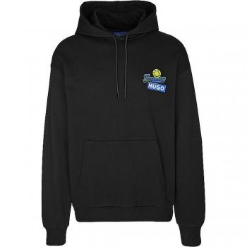 HUGO - Sudadera de hombre con capucha y jersey negro 50513290-001