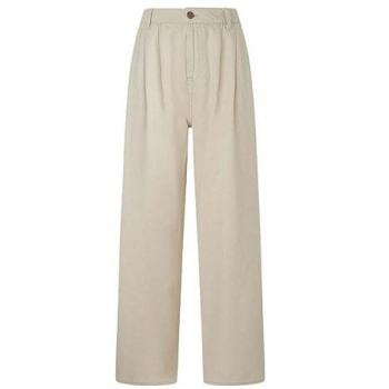 Pepe Jeans Cecilia Women's Denim Trousers 24 Beige