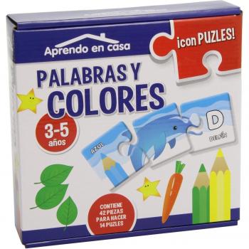 APRENDO EN CASA LAS PALABRAS Y LOS COLORES PUZLES EDUCATIVOS