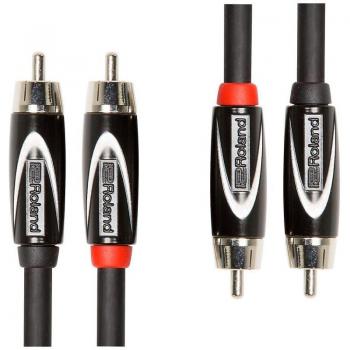 Roland Black Series 3ft Dual RCA Interconnect Cable