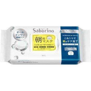 BCL Saborino Morning White Unisex Facial Mask - 32pcs