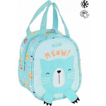 Neceser Térmico Cat - Safta, ideal para transportar alimentos y mantener su temperatura adecuada, de fácil limpieza