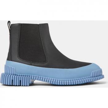 CAMPER Pix Ankle Boots for Women in Black and Blue, Size 39, made of Smooth Leather