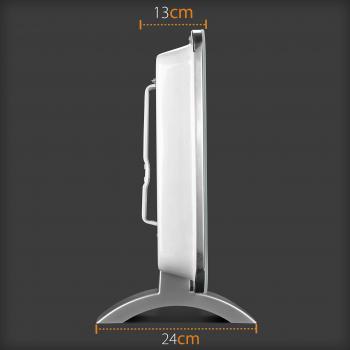 gridinlux Homely Radiador Cristal Eléctrico, Calefacción Termostato, Convector Calor, WiFi, App, Silencioso, Apto para baños., WIFI WARM 1500