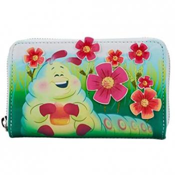Cartera Loungefly Disney Pixar A Bugs Life Earth Day con cremallera para mujer, Multicolor, talla única